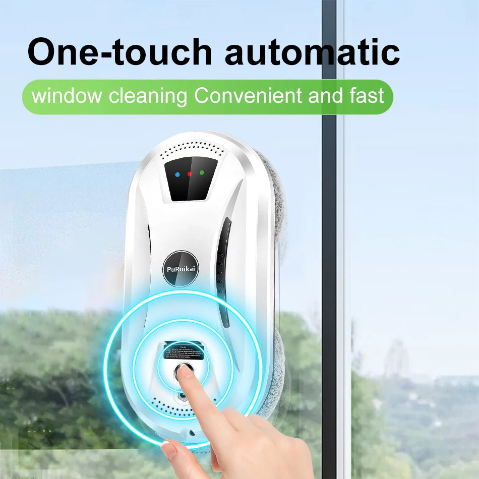 Robot vacuum cleaner window