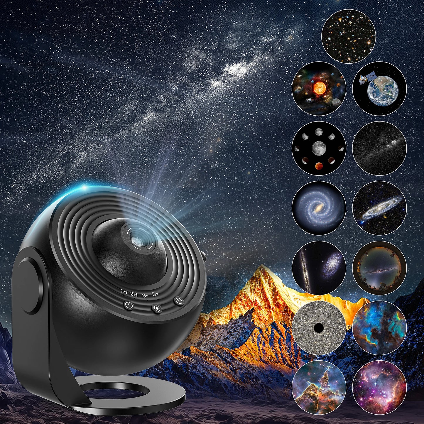 Galaxy Projector, Realistic Starry Sky Night Light
