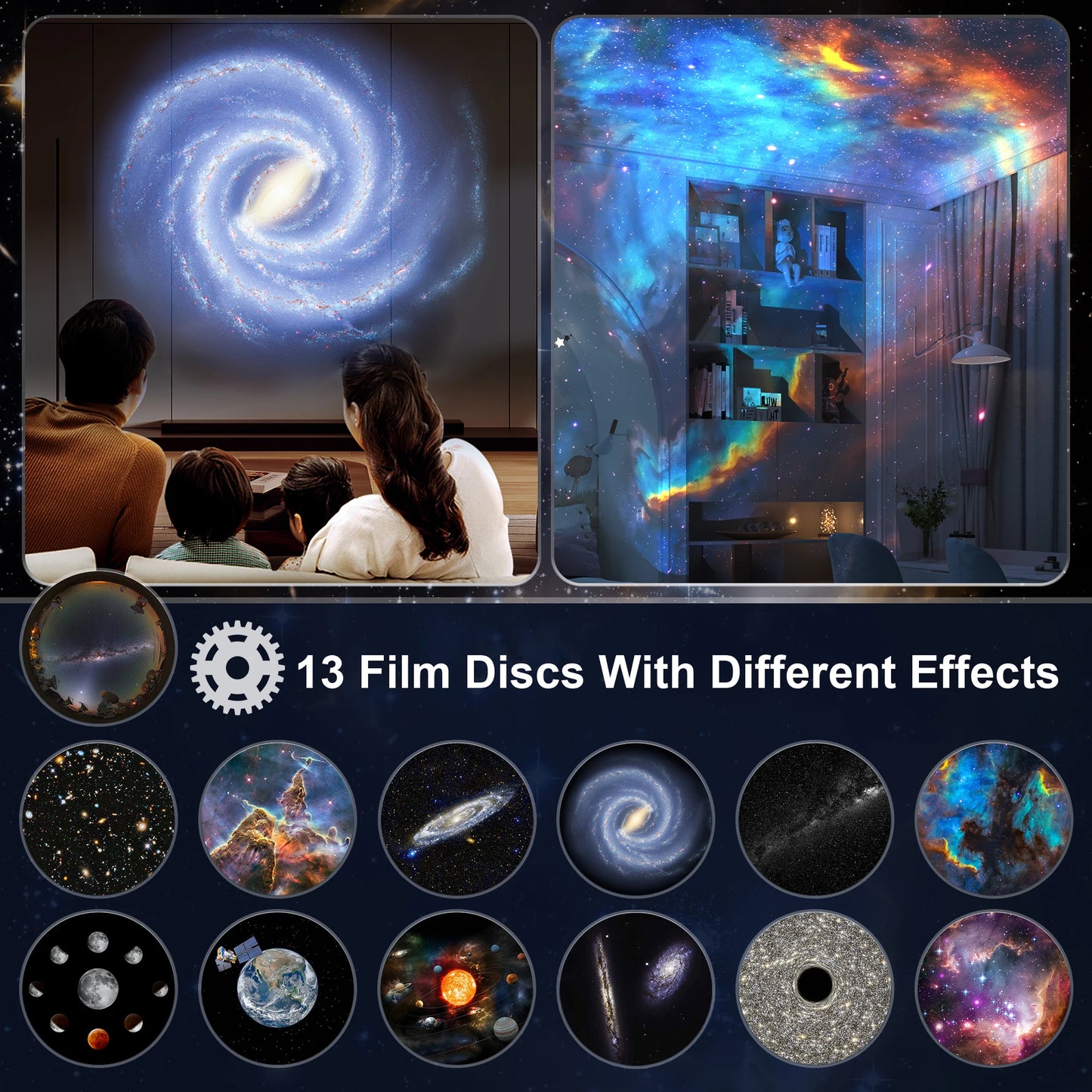 Galaxy Projector, Realistic Starry Sky Night Light