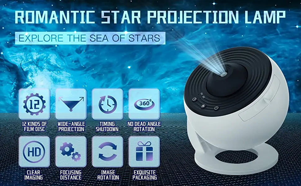 Galaxy Projector, Realistic Starry Sky Night Light