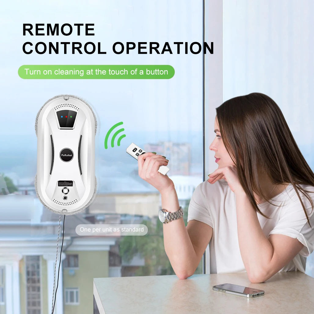 Robot vacuum cleaner window