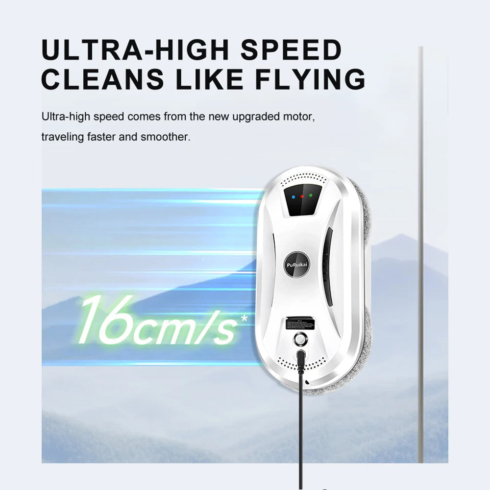 Robot vacuum cleaner window